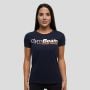 Γυναικείο T-Shirt Grow Navy - GymBeam L