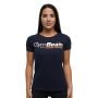 Γυναικείο T-Shirt Grow Navy - GymBeam L