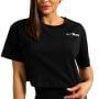 Γυναικείο T-Shirt Limitless Cropped Black - GymBeam S