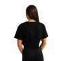 Γυναικείο T-Shirt Limitless Cropped Black - GymBeam S