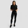 Γυναικείο T-Shirt Limitless Cropped Black - GymBeam S