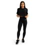 Γυναικείο T-Shirt Limitless Cropped Black - GymBeam S