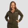 Γυναικείο Limitless Zip Up Hoodie Espresso - GymBeam M