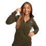 Γυναικείο Limitless Zip Up Hoodie Espresso - GymBeam M
