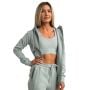 Γυναικείο Limitless Zip Up Hoodie Eucalypt - GymBeam L