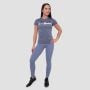 Γυναικείο T-shirt Essence Denim Blue - GymBeam S