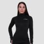Γυναικείο φούτερ Pulse 1/2 Zip Running Black - GymBeam M
