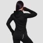 Γυναικείο φούτερ Pulse 1/2 Zip Running Black - GymBeam M