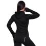 Γυναικείο φούτερ Pulse 1/2 Zip Running Black - GymBeam M