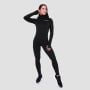 Γυναικείο φούτερ Pulse 1/2 Zip Running Black - GymBeam M