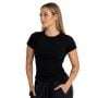 Γυναικείο Ribbed Tee Black - STRIX L