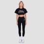 Γυναικείο Thrive Cropped T-shirt Black - GymBeam L