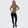 Γυναικείο T-shirt FIT Olive - GymBeam S