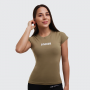 Γυναικείο T-shirt FIT Olive - GymBeam S