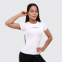 Γυναικείο T-shirt FIT White - GymBeam S
