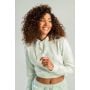 Γυναικείο Cropped Hoodie Moon Grey - STRIX S