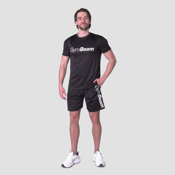 Mesh Shorts Essence Black - GymBeam L