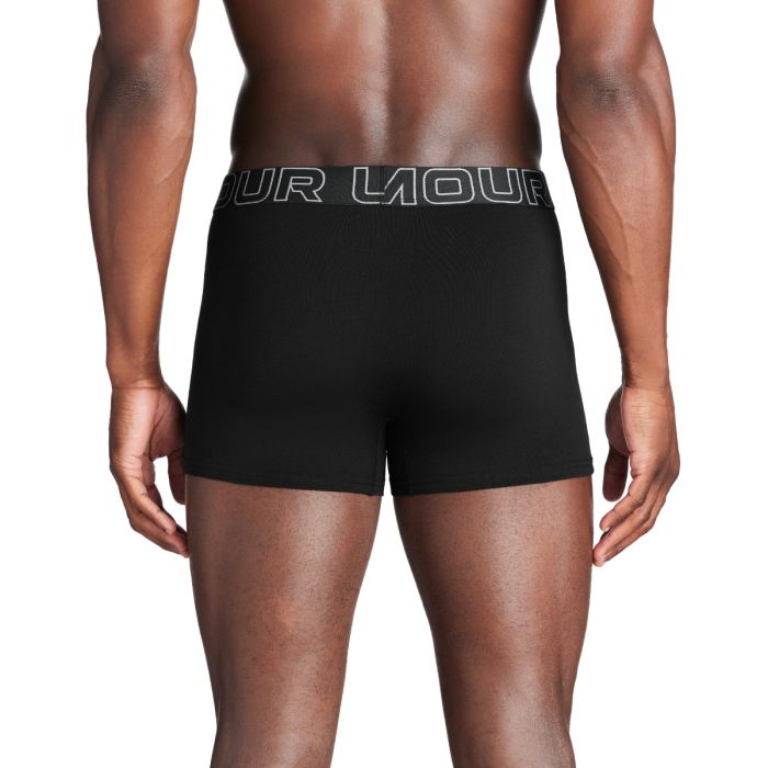 Men‘s boxers Perf Cotton 3in 3Pack Black - Under Armour L