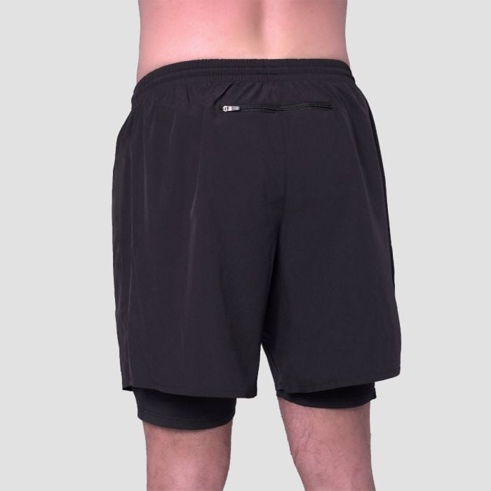 2in1 Shorts Essence Black - GymBeam XXL