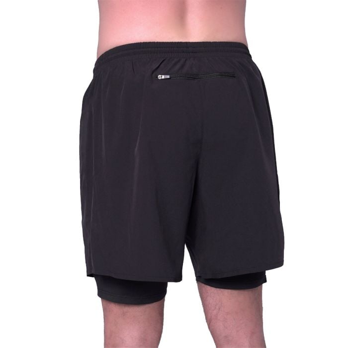 2in1 Shorts Essence Black - GymBeam XXL