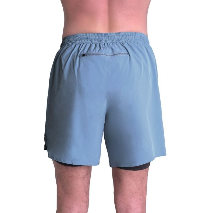 2in1 Shorts Essence Blue - GymBeam XXL
