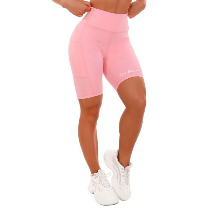 Γυναικείο Σορτς Biker Pink – GymBeam S