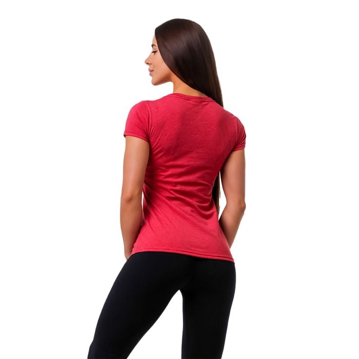 Γυναικείο T-shirt Basic Vintage Red - GymBeam M