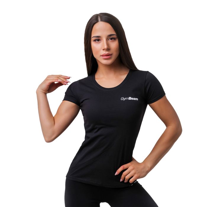 Γυναικείο T-shirt Basic Black - GymBeam M