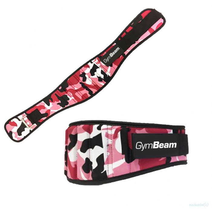 Γυναικεία ζώνη προπόνησης Pink Camo - GymBeam