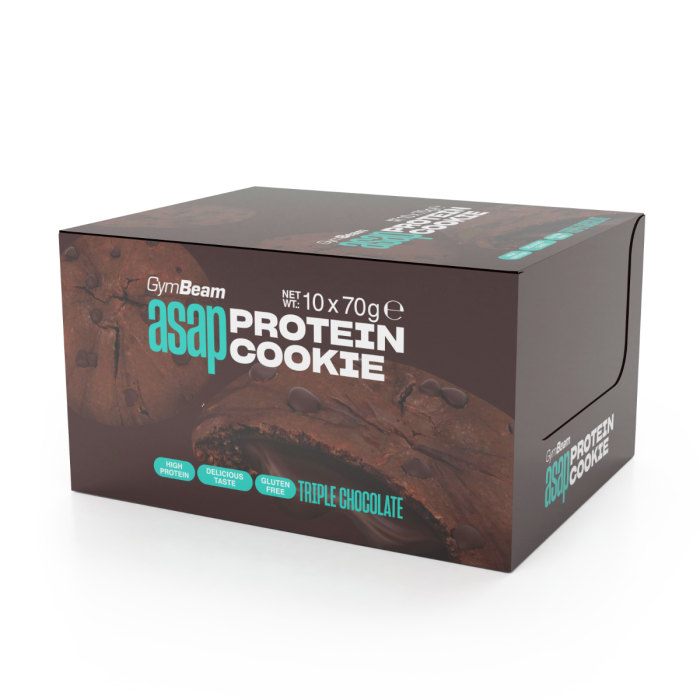 ASAP Protein Cookie - GymBeam 70 g - Τριπλή Σοκολάτα