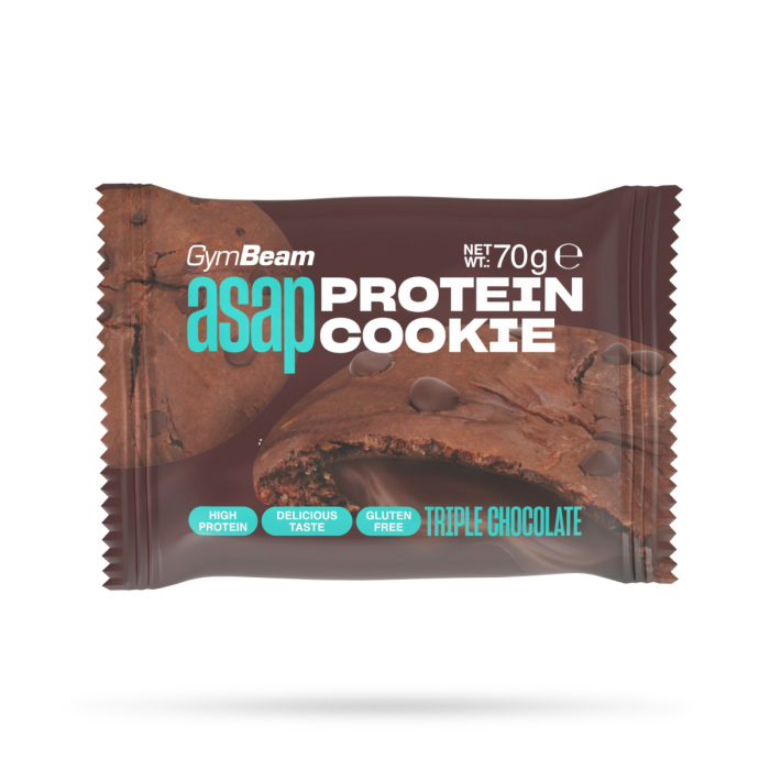 ASAP Protein Cookie - GymBeam 70 g - Τριπλή Σοκολάτα