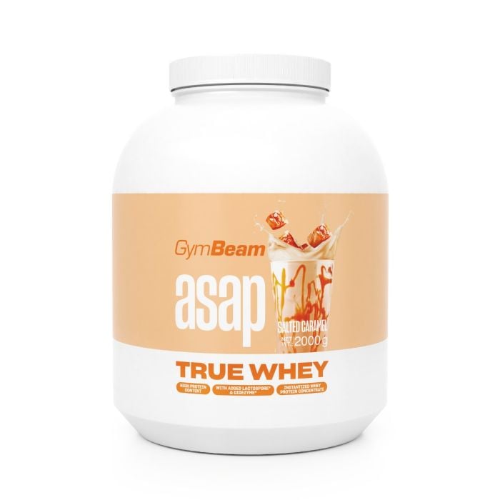 ASAP True Whey - GymBeam 2000 g - αλμυρή καραμέλα