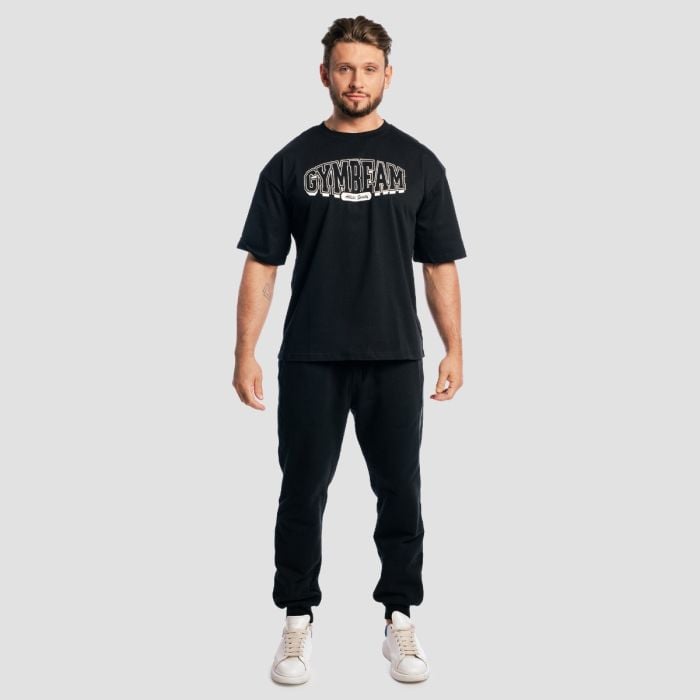 T-Shirt Boxy Athletic Society Black - GymBeam L