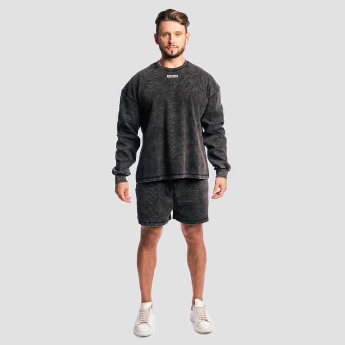Aura Jumper Washed Black - GymBeam XL