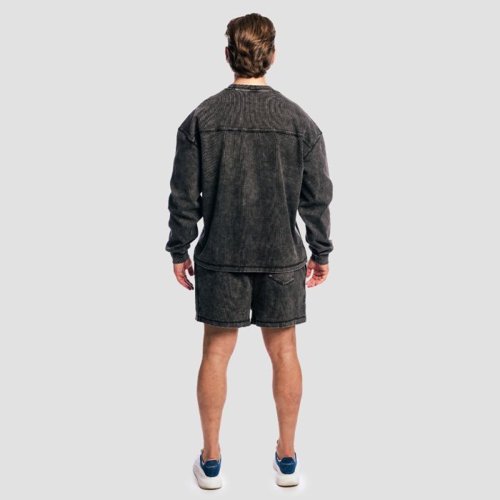 Aura Jumper Washed Black - GymBeam XL