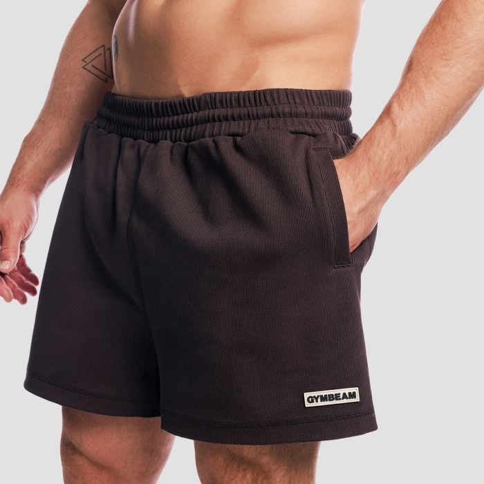 Σορτς Aura Tee Brown - GymBeam M