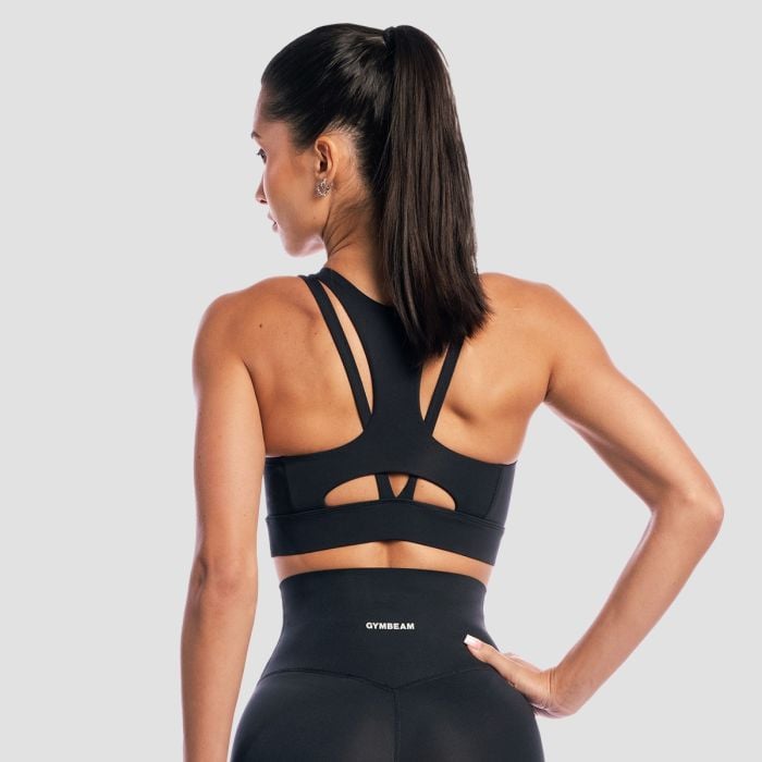 Aura Sports Bra Black - GymBeam M