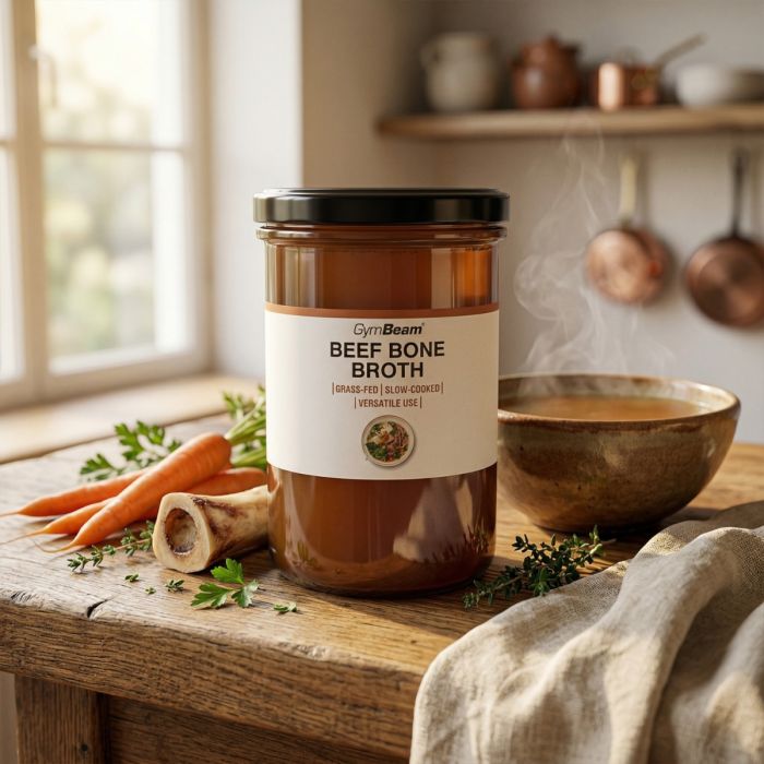 Ζωμός Βοδινού από Κοκκαλα (Grass-Fed) - GymBeam 400 ml