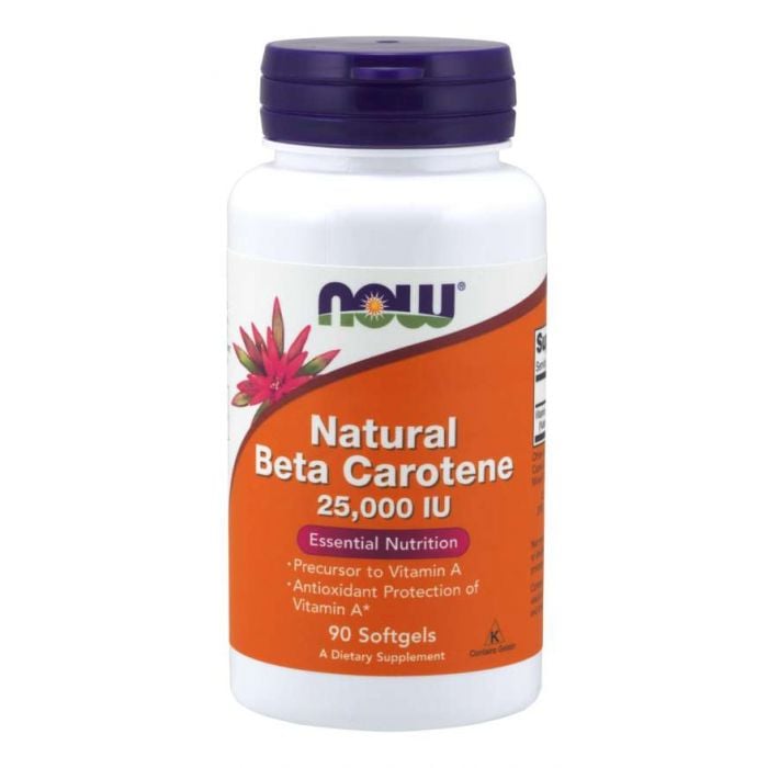 Beta Carotene, Natural 7,500 mcg - NOW Foods