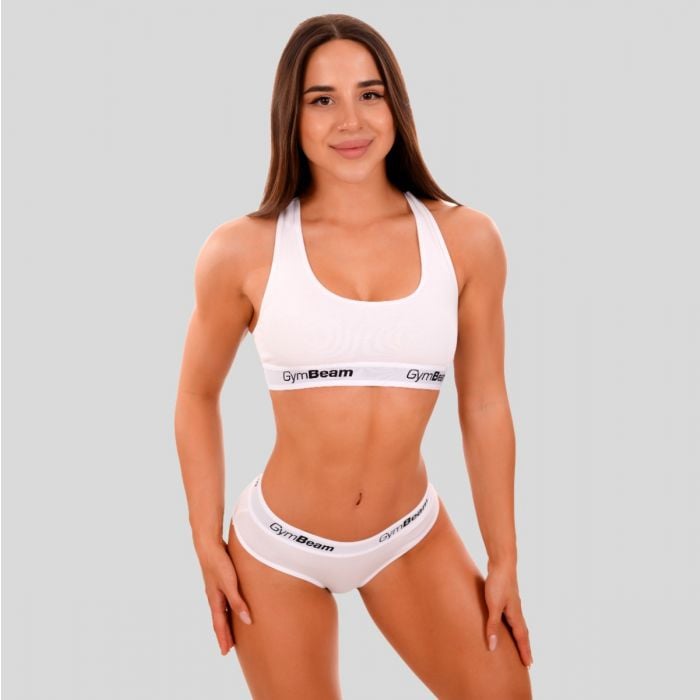 Γυναικεία Σλιπ 3Pack White – GymBeam XXL