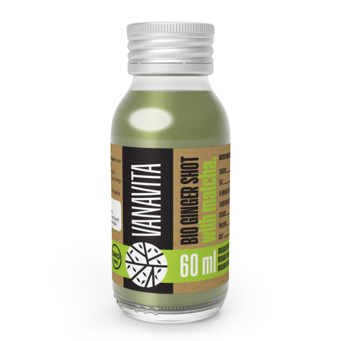 BΙΟ Ginger Shot με Matcha - VanaVita 60 ml