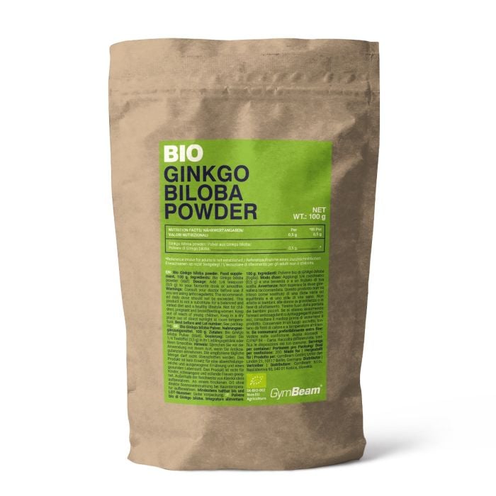 BIO Ginkgo biloba powder - GymBeam 100 g
