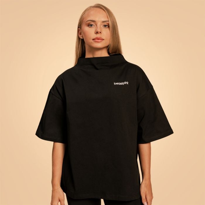 Γυναικείο Bliss Oversized top Black - BeastPink M