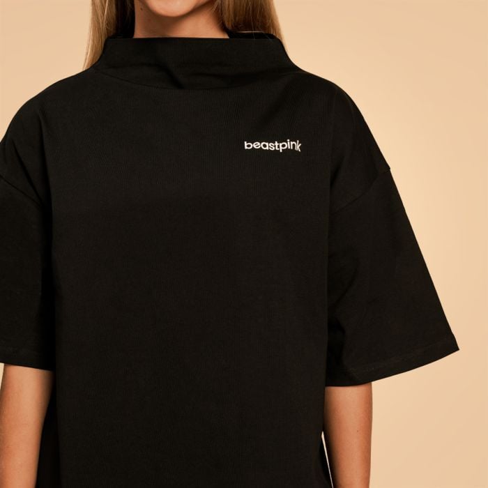 Γυναικείο Bliss Oversized top Black - BeastPink M