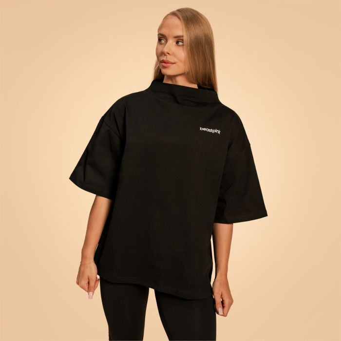 Γυναικείο Bliss Oversized top Black - BeastPink M