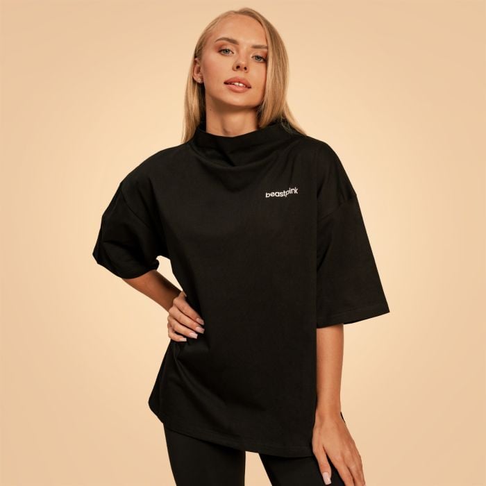 Γυναικείο Bliss Oversized top Black - BeastPink M