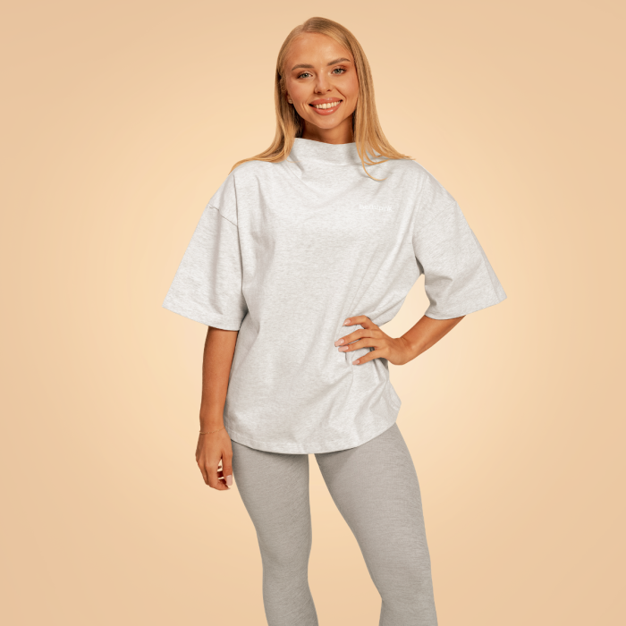 Γυναικείο Bliss Oversized Top Grey - BeastPink S
