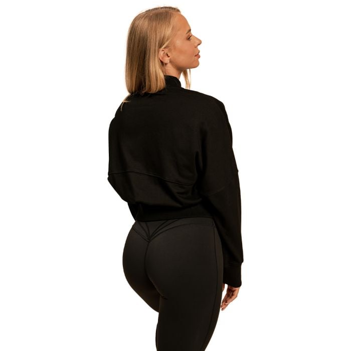 Γυναικείο φούτερ με φερμουάρ Bliss Black - BeastPink M