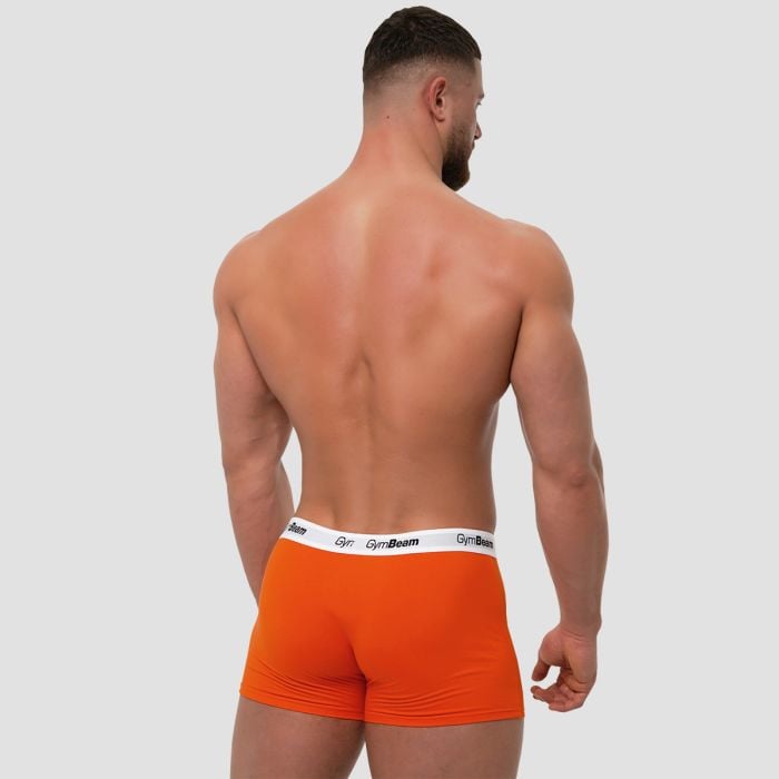 Ανδρικά Boxer Essentials 3Pack Orange - GymBeam XXL