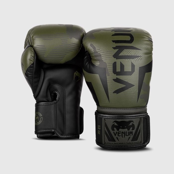 Boxing Gloves Elite Khaki Camo - Venum